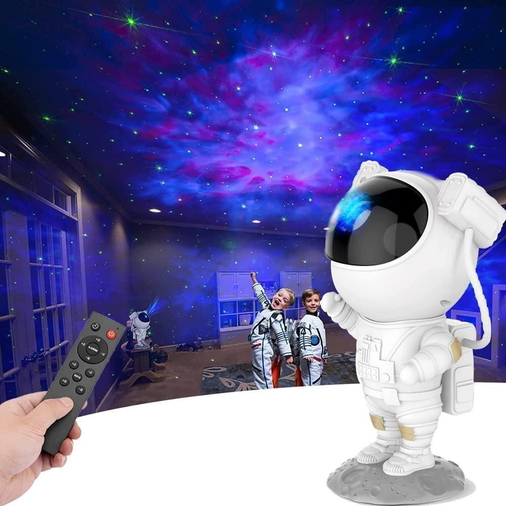 GalaxyGlow Astronaut – 360° Star Projector with Remote - ZyNova Tech