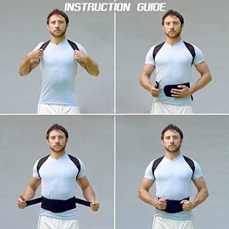 Back & Abdomen Support Pain Relief Belt a29m3r-st