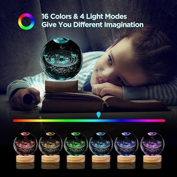 3D Crystal Lamp Ball(Assorted Design) a29m3r-st