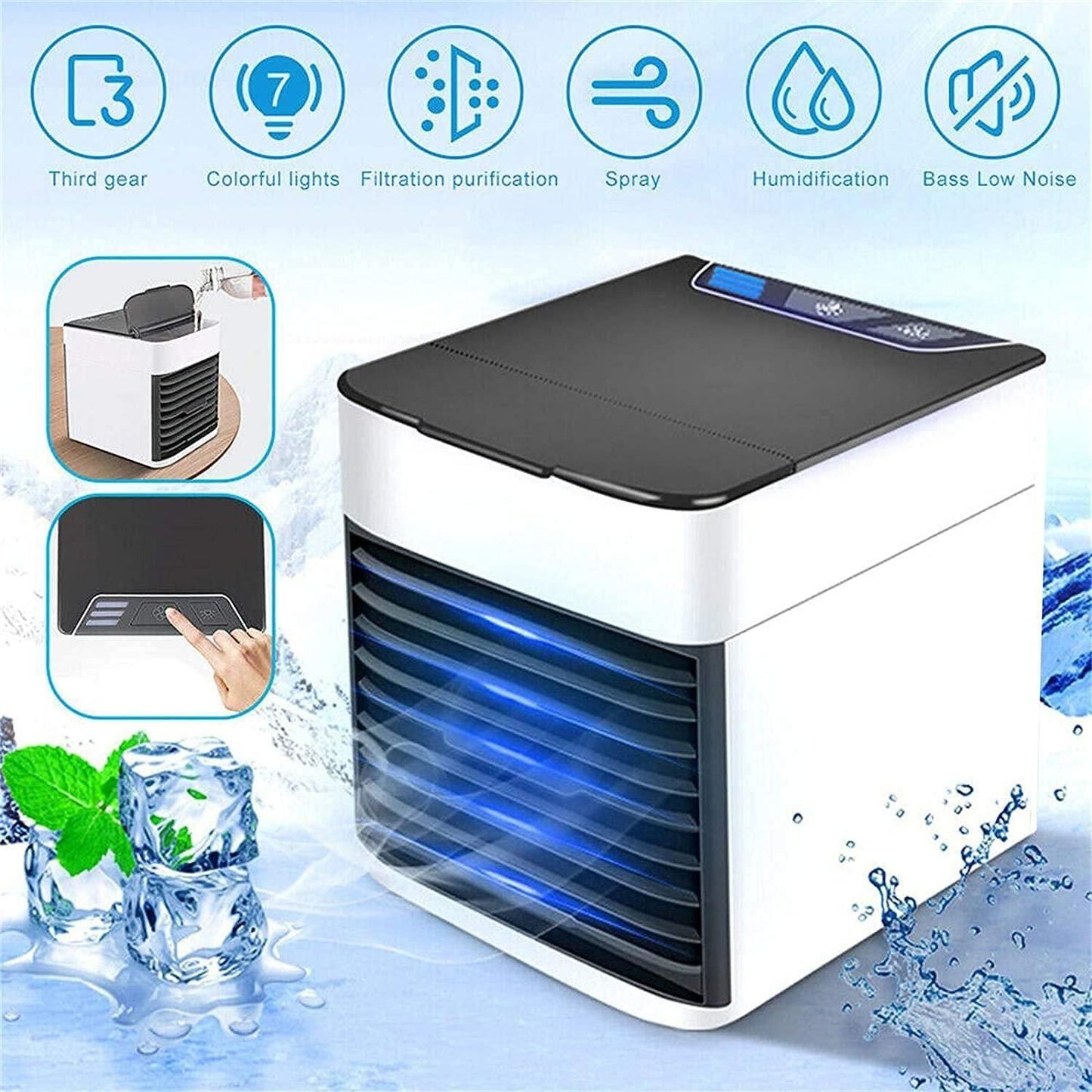 Mini ChillPro – Portable USB Air Conditioner & Air Cooler - ZyNova Tech