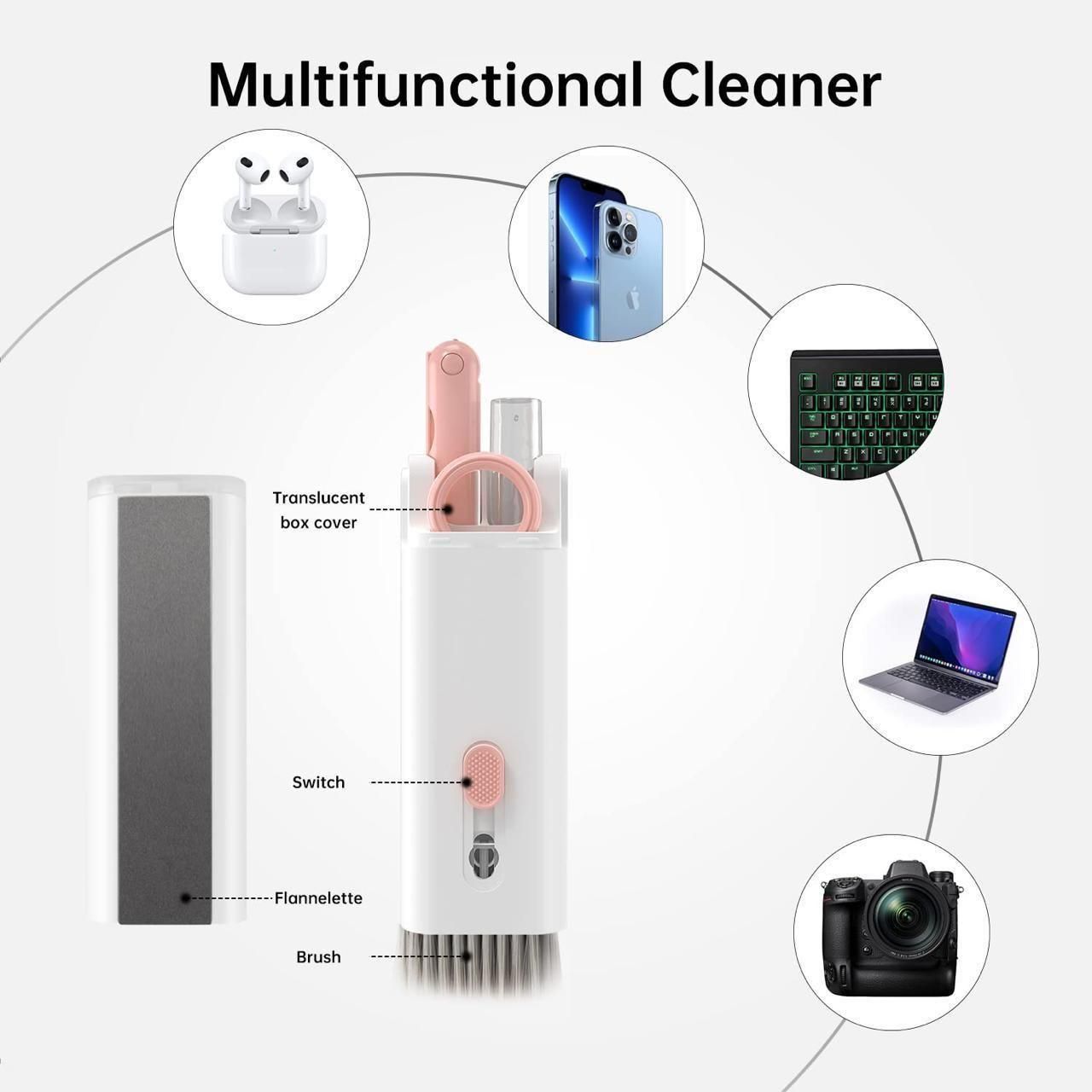 7 in 1 Electronic Cleaner Kit with Brush a29m3r-st