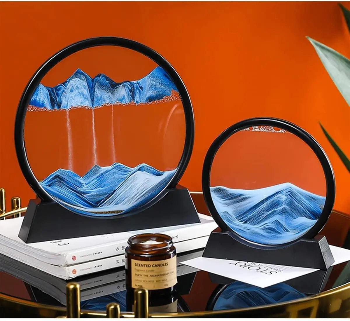 Relaxing Kinetic Sandscape Art Table Desk a29m3r-st