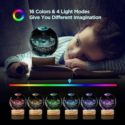 3D Crystal Lamp Ball(Assorted Design) a29m3r-st