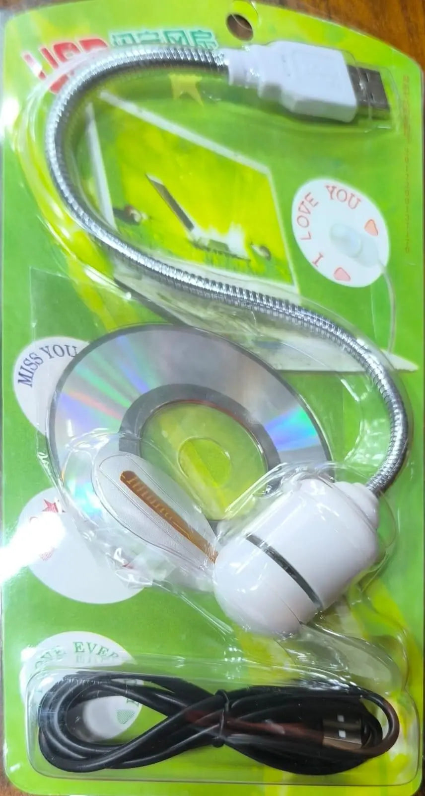 USB LED Fan with Programmable CD Customized Message a29m3r-st