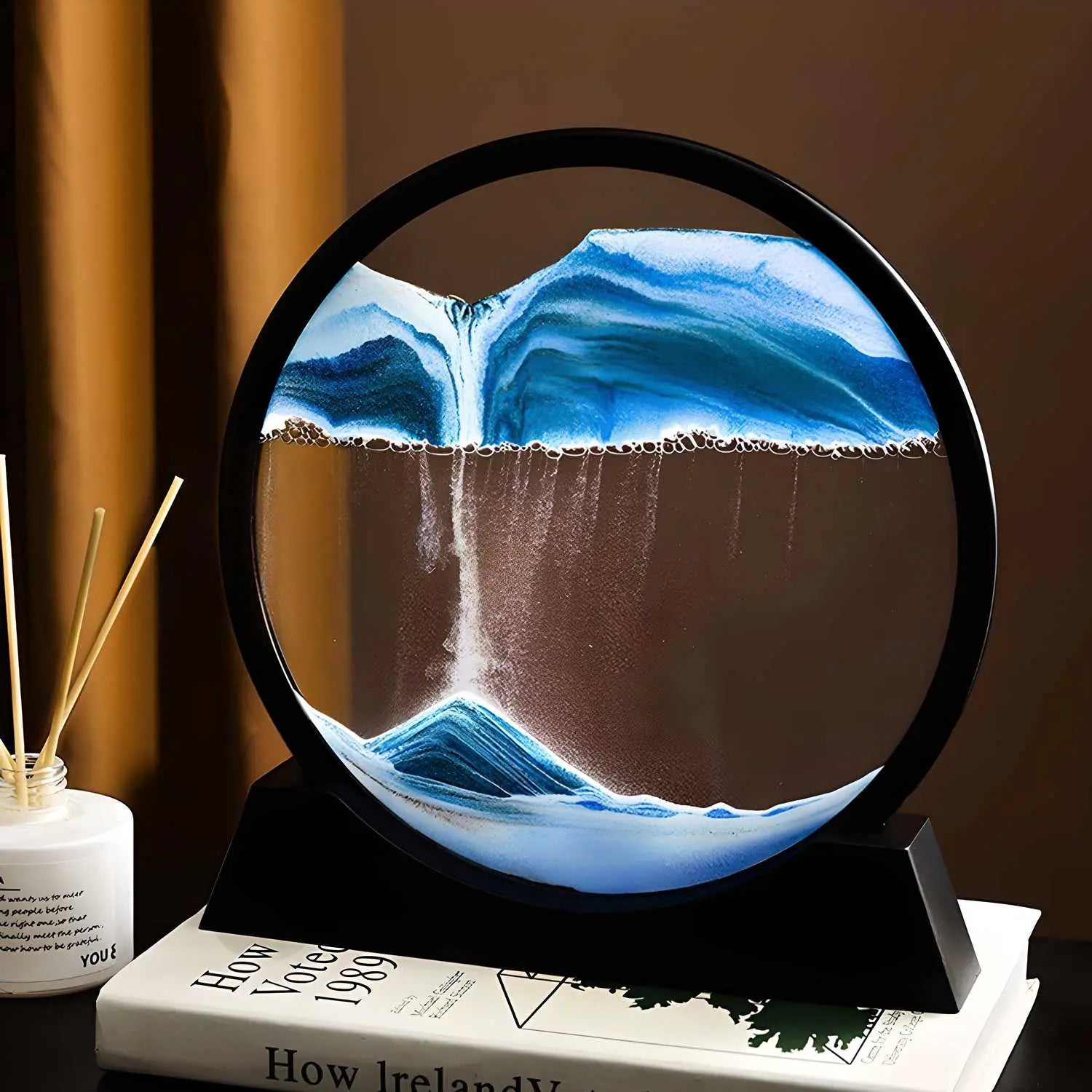 Relaxing Kinetic Sandscape Art Table Desk a29m3r-st